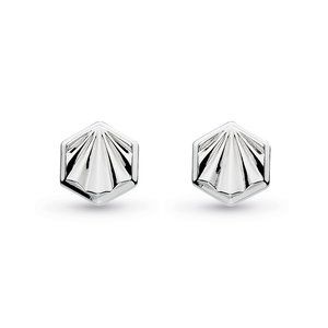 Kit Heath Deco Sterling Silver Stud Earrings